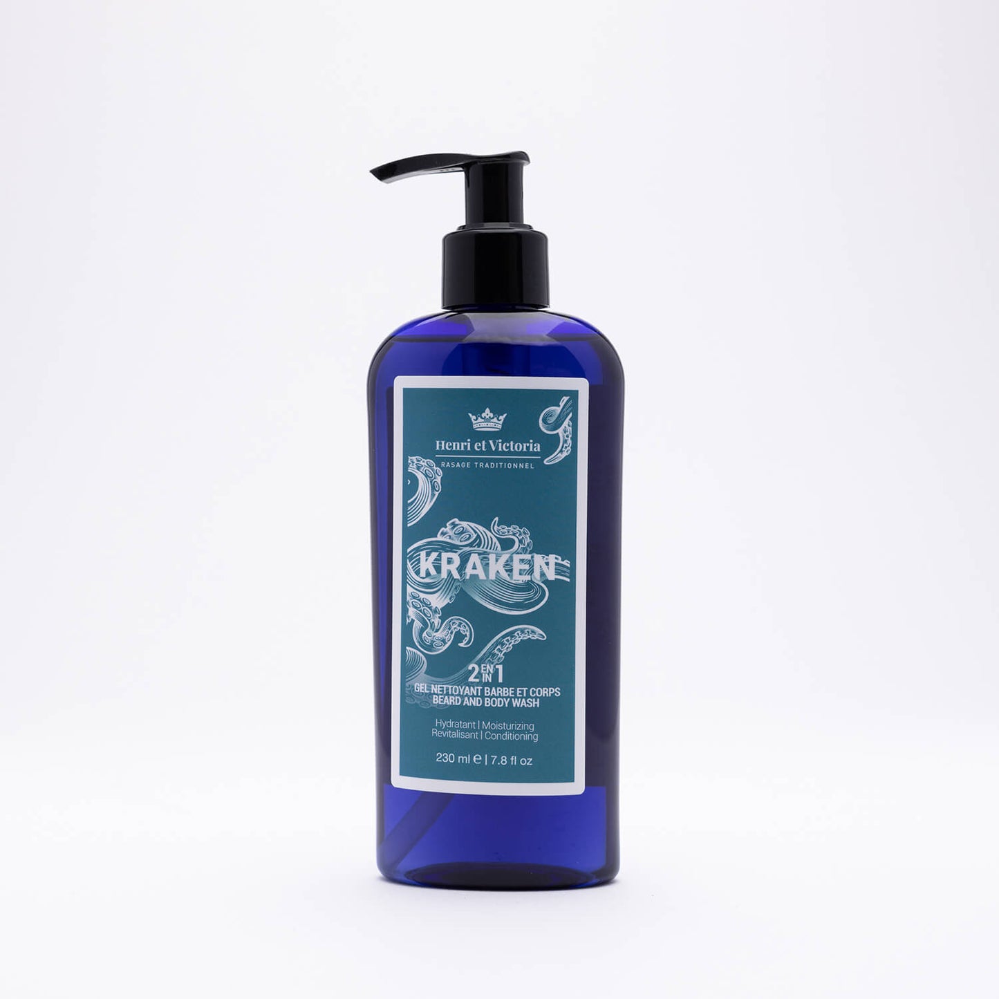Henri & Victoria - 2 en 1 Gel nettoyant barbe et corps