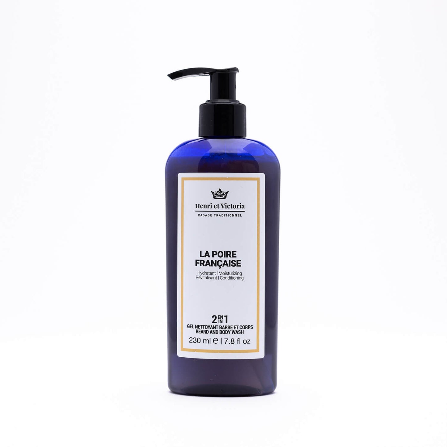 Henri & Victoria - 2 en 1 Gel nettoyant barbe et corps
