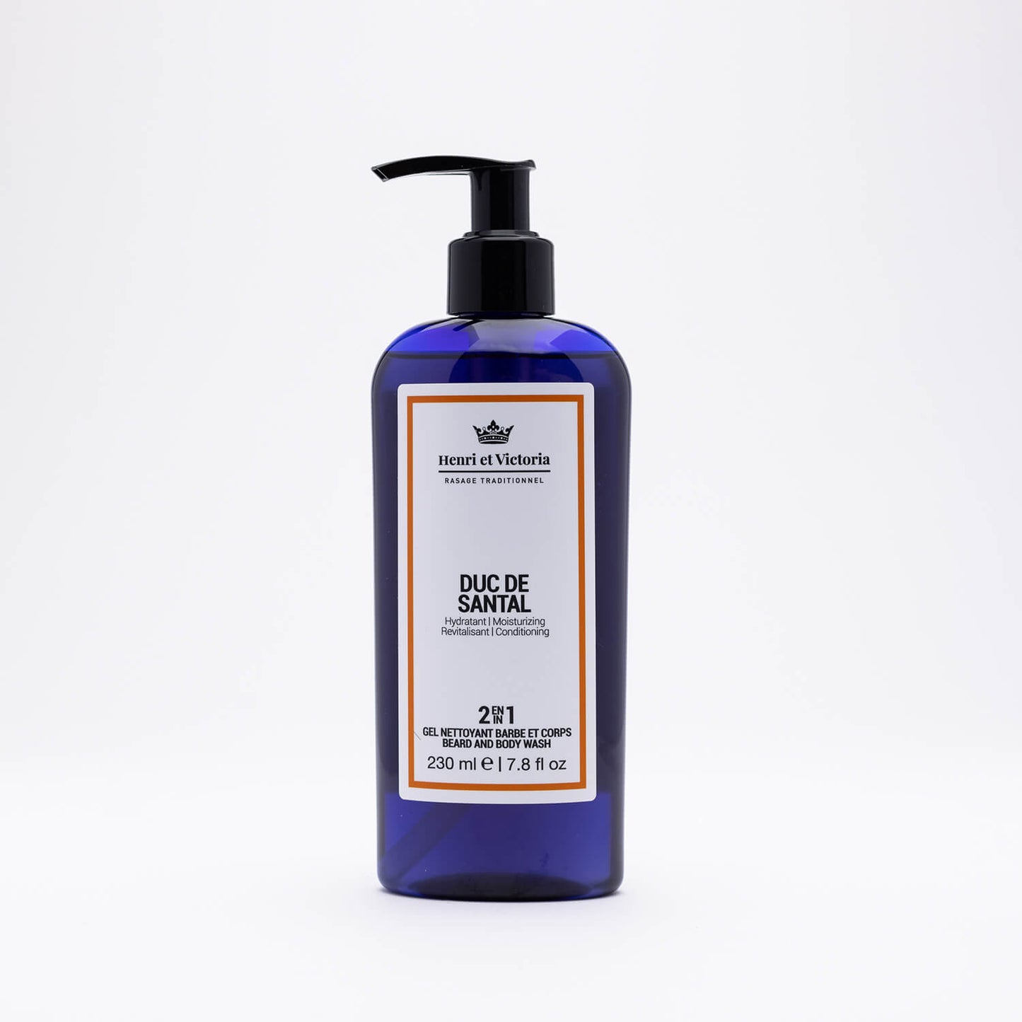 Henri & Victoria - 2 en 1 Gel nettoyant barbe et corps
